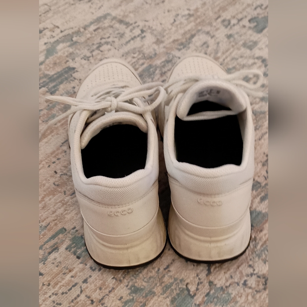 ECCO ExosStride Offwhite leather Athletic Shoes Women's Size 39 - Picture 11 of 12